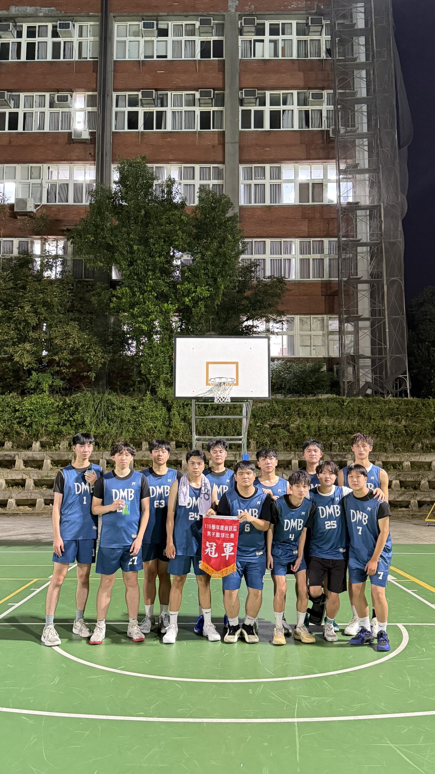 Featured image for “狂賀!本系獲得115學年度資訊盃男子籃球賽冠軍，取得資訊盃5連霸!!”